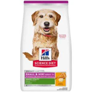 Hill’s Science Diet Small & Mini Senior Vitality Chicken & Rice Recipe Adult 7+ Premium Dry Dog Food