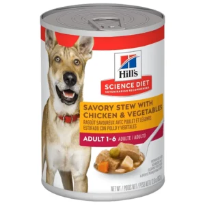 Hill’s Science Diet Savory Stew w/ Chicken & Vegetables Adult 1-6 Premium Canned Dog Food