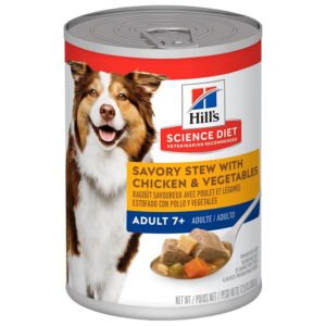 Hill’s Science Diet Savory Stew w/ Chicken & Vegetables Adult 7+ Premium Canned Dog Food