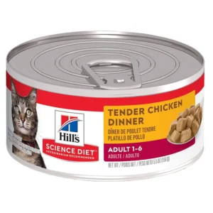 Hill’s Science Diet Tender Chicken Dinner Adult 1-6 Premium Canned Cat Food