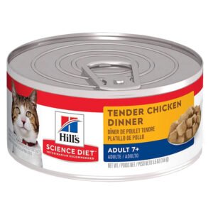 Hill’s Science Diet Tender Chicken Dinner Adult 7+ Premium Canned Cat Food
