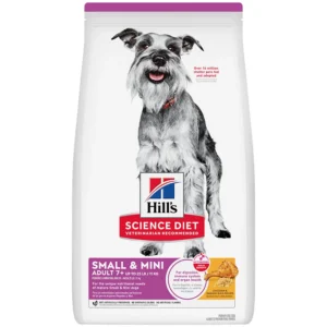 Hill’s Science Diet Small & Mini Chicken & Brown Rice Recipe Adult 7+ Premium Dry Dog Food