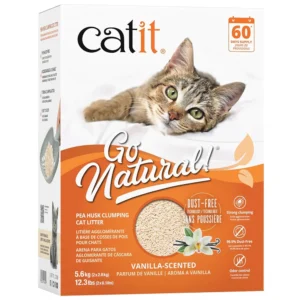 Catit Go Natural! Vanilla Scented Pea Husk Clumping Cat Litter