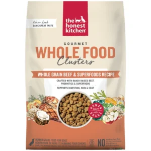 The Honest Kitchen Gourmet Whole Food Clusters Whole Grain Beef & Superfoods Recipe Dry Dog Food