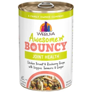 Weruva Awesome Bouncy Joint Health Chicken Breast & Riceberry Recipe w/ Veggies, Turmeric & Ginger Canned Dog Food