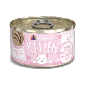 Weruva Kitten Chicken Breast Formula in a Hydrating Puree Canned Kitten Food