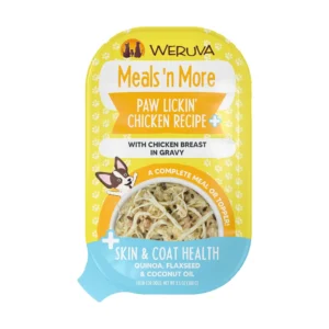 Weruva Meals ‘n More Paw Lickin’ Chicken Recipe Plus Wet Dog Food