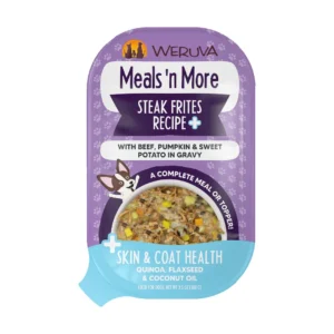 Weruva Meals ‘n More Steak Frites Recipe Plus Wet Dog Food