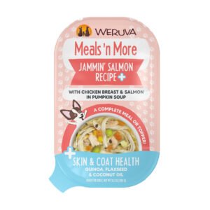 Weruva Meals ‘n More Jammin’ Salmon Recipe Plus Wet Dog Food