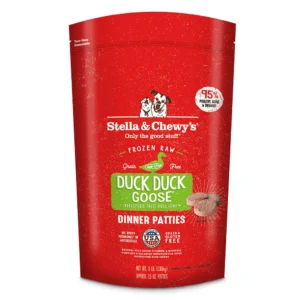 Stella & Chewy’s Duck Duck Goose Dinner Patties Frozen Raw Dog Food