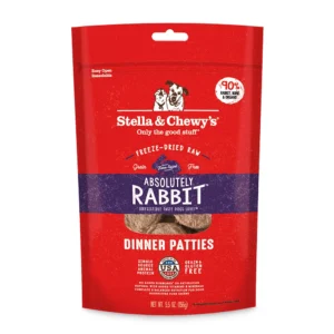 Stella & Chewy’s Absolutely Rabbit Dinner Patties Freeze-Dried Raw Dog Food