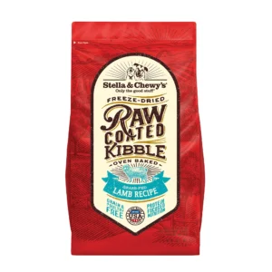 Stella & Chewy’s Grass-Fed Lamb Recipe Raw Coated Kibble Dry Dog Food