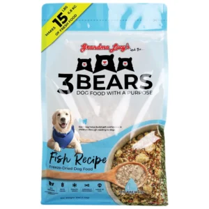 Grandma Lucy’s 3 Bears Fish Recipe Freeze-Dried Dog Food