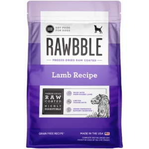 Bixbi Rawbble Freeze-Dried Raw Coated Lamb Recipe Grain Free Dry Dog Food