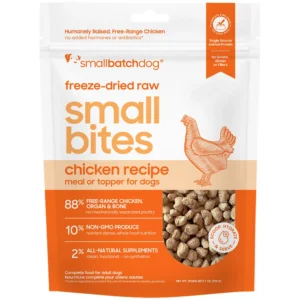Smallbatch Small Bites Chicken Recipe Freeze-Dried Raw Dog Food