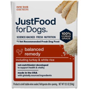 JustFoodforDogs Pantry Fresh Balanced Remedy Gently Cooked Dog Food