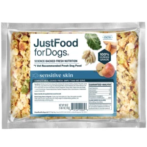 JustFoodforDogs Sensitive Skin Frozen Cooked Dog Food