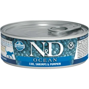 Farmina N&D Ocean Cod, Shrimp & Pumpkin Adult Canned Cat Food