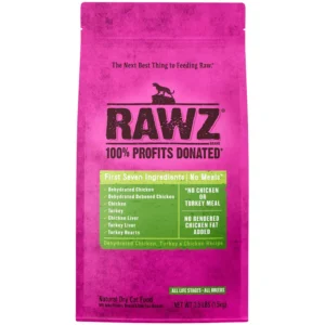 RAWZ Dehydrated Chicken, Turkey & Chicken Recipe Natural Dry Cat Food