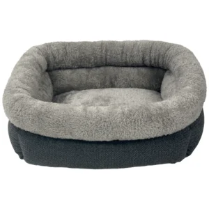 Pure Comfort The Little Haven Dark Gray Pet Bed