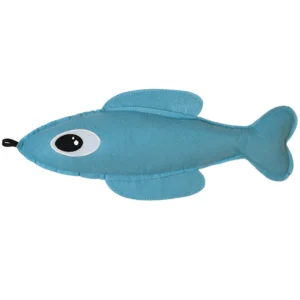 Fog City Pet Fish Kicker Interactive Plush Catnip Cat Toy