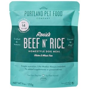 Portland Pet Food Rosie’s Beef N’ Rice Homestyle Meal Dog Food Topper