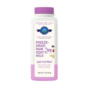 Shepherd Boy Farms Super Fruit Blend Freeze-Dried Raw Goat’s Milk for Dogs