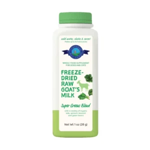 Shepherd Boy Farms Super Greens Blend Freeze-Dried Raw Goat’s Milk for Dogs