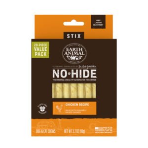 Earth Animal Dr. Bob Goldstein’s No-Hide Chicken Stix Dog & Cat Chew Treats