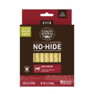 Earth Animal Dr. Bob Goldstein’s No-Hide Beef Stix Dog & Cat Chew Treats