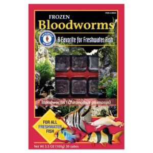 San Francisco Bay Frozen Bloodworms Fish Food – 3.5 oz
