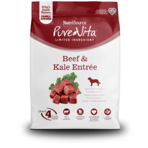 PureVita Limited Ingredient Beef & Kale Entrée w/ Wholesome Grains Dry Dog Food